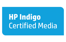 HP Indigo Certified Media logo