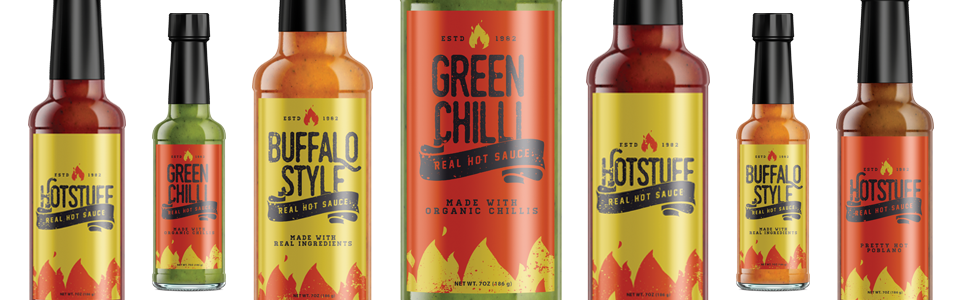 digital label print technologies on hot sauce bottles